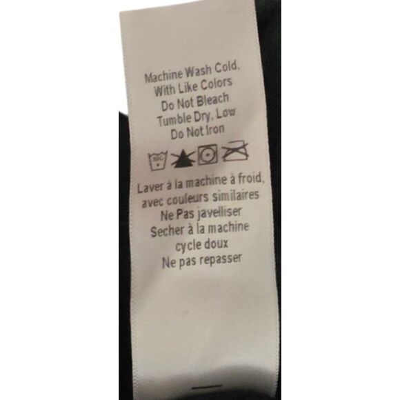 Obey No89 Wide Long Sleeve Scoop Neck Casual Shirt Womens XS Black - Picture 7 of 8